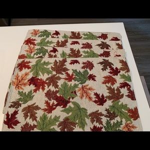 4 Fall Placemats
